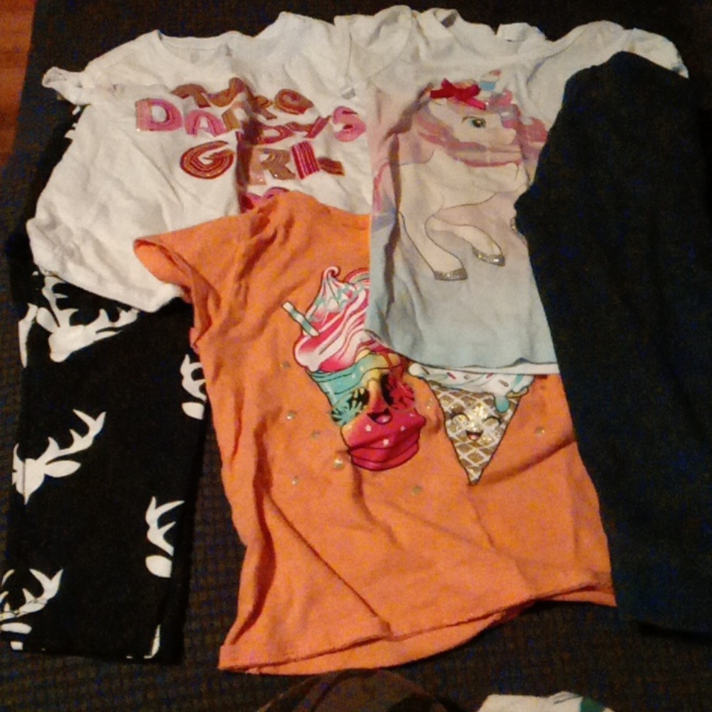 3 shirts 2 pants bundle